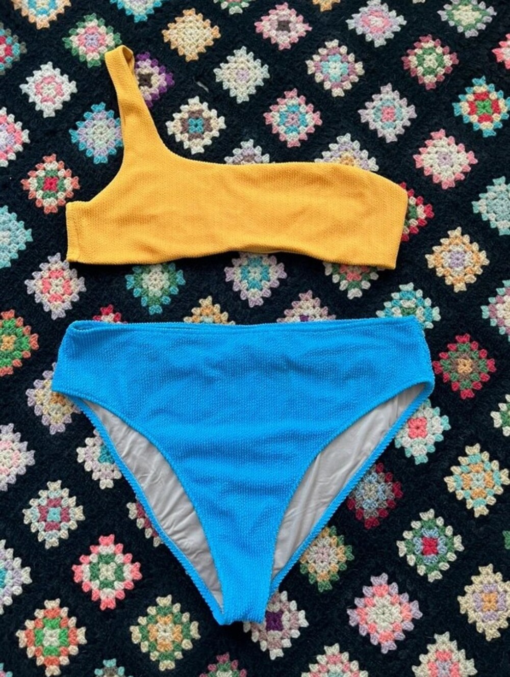 Shade & Shore Brown Triangle Halter Bikini Set